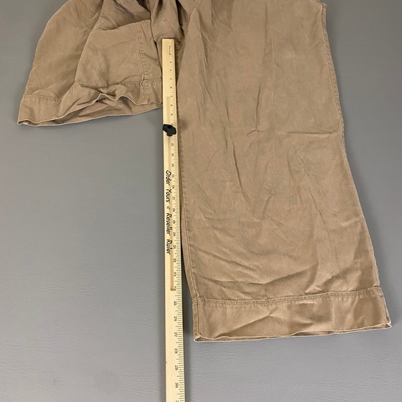 Sonoma Pants Women's Plus Size 1X Beige Khaki Wide Leg Pleated Front‎ Casual - Picture 10 of 13